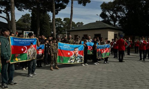 Vətən müharibəsinin ildönümü ilə əlaqədar anım mərasimi keçirilib- VIDEO