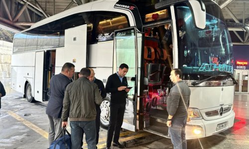 Bakıdan Laçına ilk avtobus yola düşüb