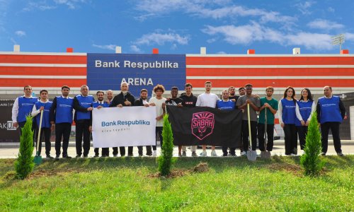 Bank Respublika və Sabah FK ağacəkmə aksiyası keçirdi