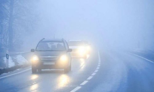 В Азербайджане из-за тумана снизится дальность видимости на дорогах