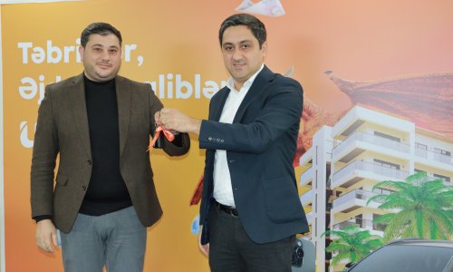 Unibank “Əjdaha” lotereyanın növbəti qaliblərinə hədiyyələri təqdim edib