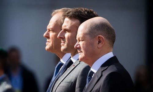 Makron, Tusk və Scholz Gürcüstanla bağlı birgə bəyanat yayıblar