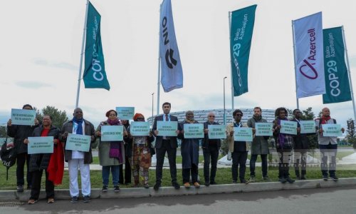 На COP29 проходит акция против колониализма