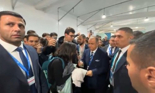 COP29-da Fatih Terim sevinci - VİDEO