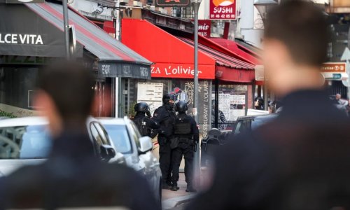 Parisdə restoran işçiləri girov götürülüb - Video