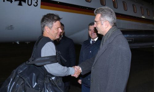 German vice chancellor arrives in Azerbaijan