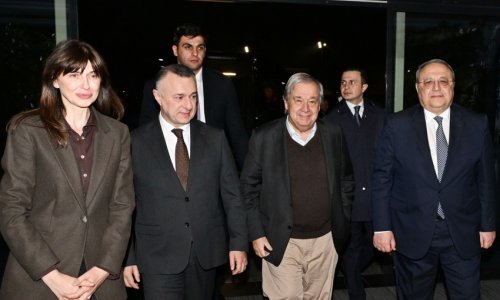 Antonio Guterres arrives in Azerbaijan