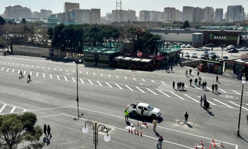 В связи с футбольным матчем, ограничен въезд автобусов в центр транспортного обмена «Гянджлик»