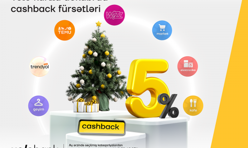 Yelo kartın dekabr üçün cashback fürsətləri!