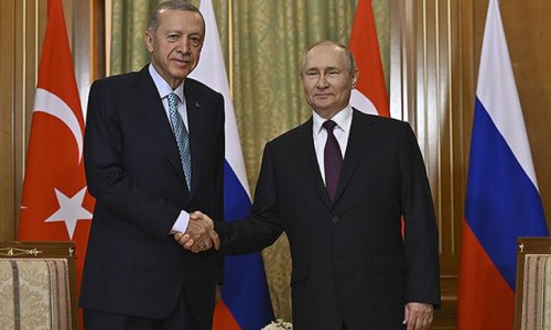 Ərdoğan və Putin Suriyadakı vəziyyəti müzakirə edib