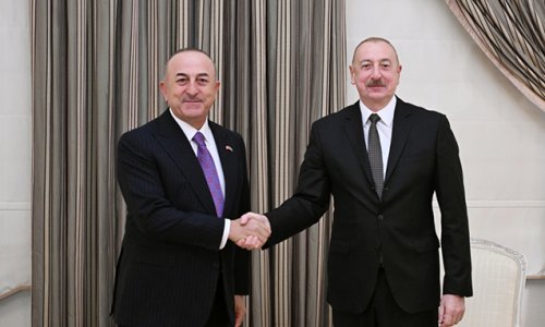 Prezident Mövlud Çavuşoğlunu qəbul edib