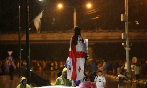 Tbilisidə etirazlar 15 gündür davam edir