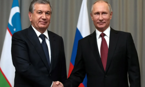 Putin və Mirziyoyev arasında telefon danışığı olub