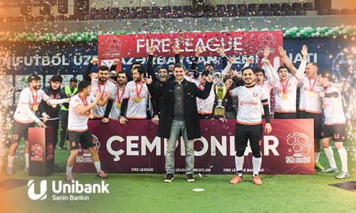 Unibank komandası futbol çempionatının qalibi olub