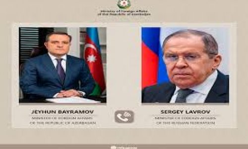 Sergey Lavrov Ceyhun Bayramova zəng edib