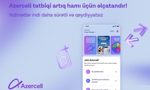 “Azercell” tətbiqinə yeni 