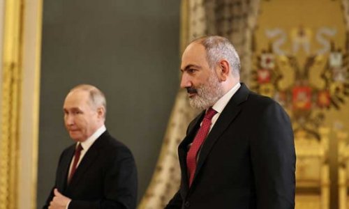 Paşinyan Putin  Aİİ gündəmini müzakirə ediblər