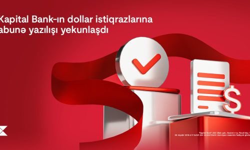 Subscription to Kapital Bank's dollar bonds successfully concluded