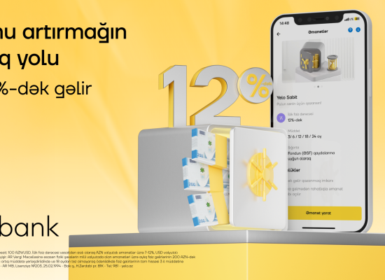 Trust your savings to Yelo Bank and earn up to 12% annually