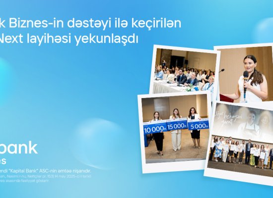 Birbank Biznes-in dəstəyi ilə keçirilən She’s Next təşəbbüsünün qalibləri müəyyənləşdi