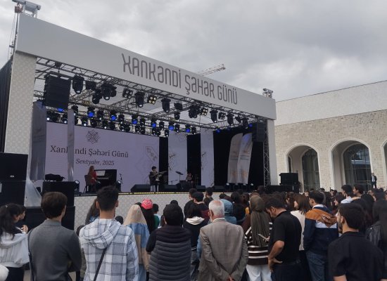 Xankəndidə Uşaq İncəsənət Festivalı qaliblərinin konserti keçirilib