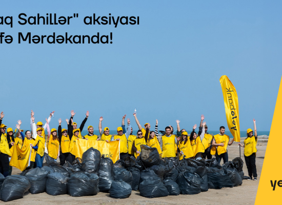 
Yelo Team organizes clean‑up campaign on Mardakan beach
