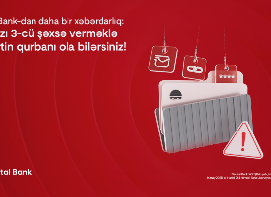 Kartınızı heç kimə verməyin: pulunuzu itirə, cinayətin qurbanı ola bilərsiniz