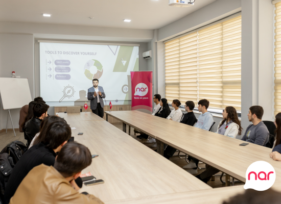 Nar conducts career development training for students of AzTU