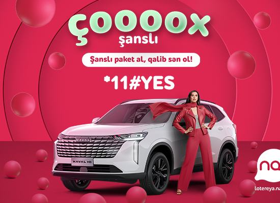 Win an exceptional car from Nar this evening with just 1 AZN!