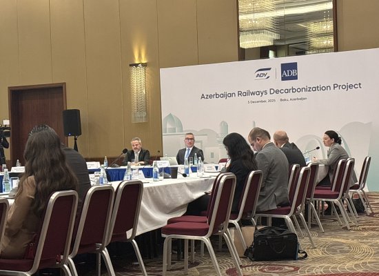 
İlin sonunda ADB və ADY dekarbonizasiya layihəsi üzrə ilkin hesabatı təqdim edəcək