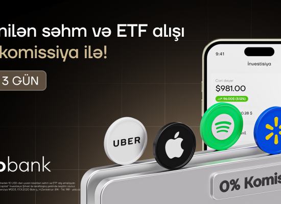 ABŞ səhmlərinə komissiyasız investisiya üçün SON 3 GÜN