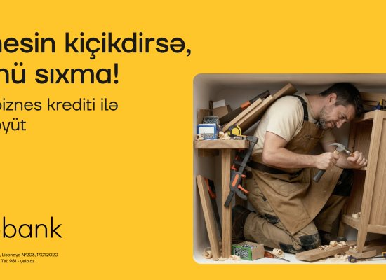 Biznesini dar çərçivələrə sığdırma: 100 000 AZN-dək sərfəli mikrokredit