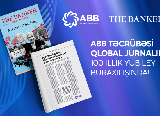 ABB təcrübəsi qlobal jurnalın 100 illik
yubiley buraxılışında!