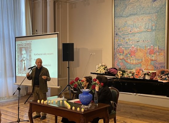 Xalq rəssamı Kamal Ələkbərovun xatirəsinə həsr olunmuş yaradıcılıq gecəsi keçirilib