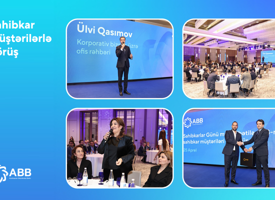 
ABB Sahibkarlar Gününü müştəriləri
ilə qeyd etdi!