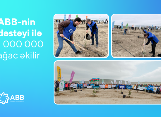 ABB-nin dəstəyi ilə 1 000 000 ağac əkilir