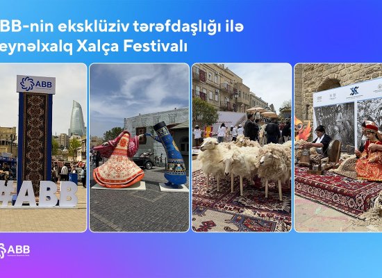 


The International Carpet Festival has launched with the
partnership of ABB Bank!