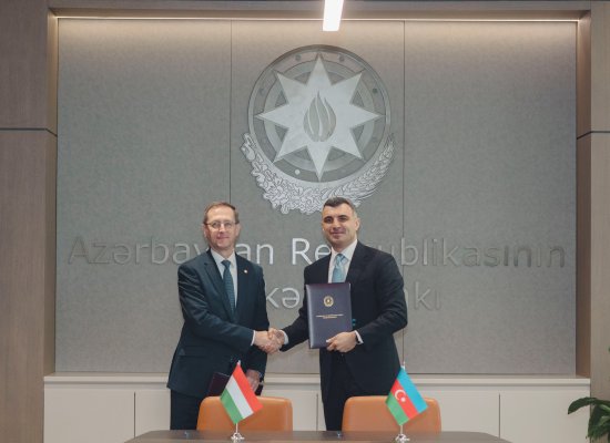 

Azərbaycan Mərkəzi Bankı və Macarıstan Mərkəzi Bankı arasında əməkdaşlığa dair Anlaşma Memorandumu imzalanıb
