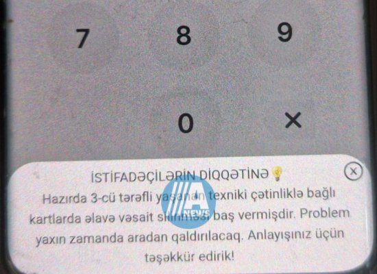 Bəzi banklarda müştərilərin hesablarından pul silinir - texniki problem