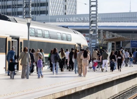 Пассажиропоток Азербайджанских железных дорог вырос на 18% за полгода