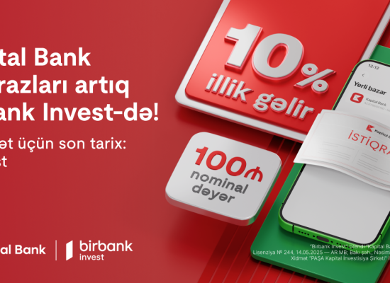 Kapital Bank opens bond subscription: Invest with a 10% annual return