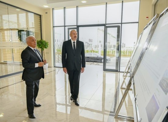 Открыли подстанцию для снабжения терминала Сангачал &laquo;зелёной&raquo; энергией