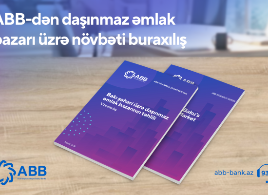 ABB-dən daşınmaz əmlak bazarı ilə bağlımühüm araşdırma