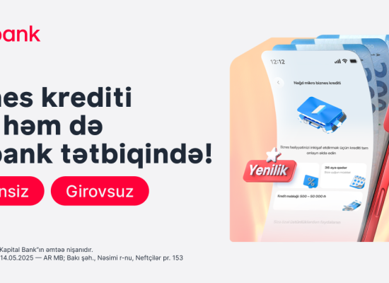 Mikro biznes krediti artıq həm Birbank-da, həm Birbank Biznes-də əlçatandır