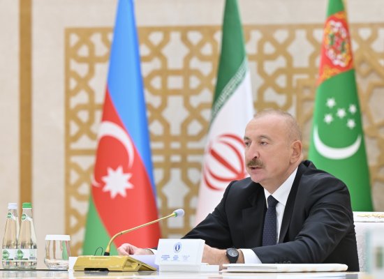 Aliyev warns of Caspian Sea shallowing