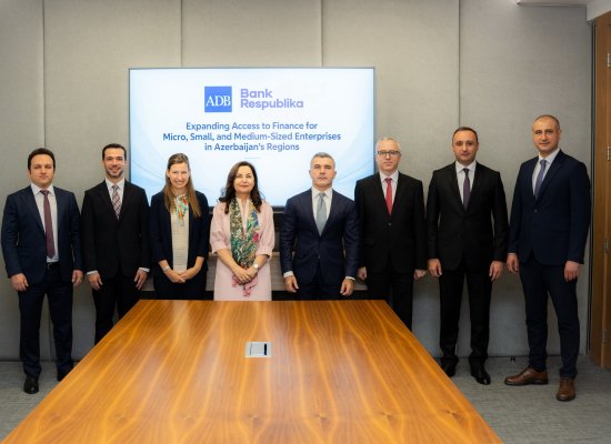 Bank Respublika Asiya İnkişaf Bankından regionlarda sahibkarlığın inkişafı üçün 40 milyon ABŞ dolları cəlb edib