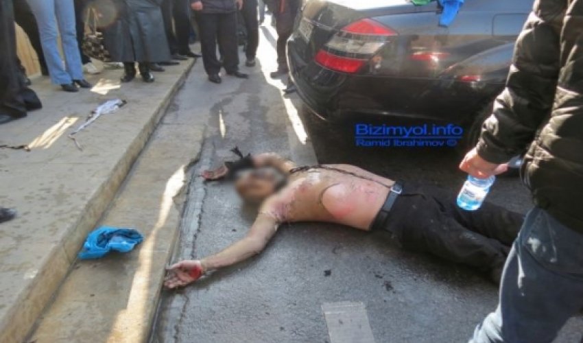 Bakıda Qarabağ əlili özünü yandırdı - FOTO Bakıda Qarabağ əlili özünü yandırdı - FOTO