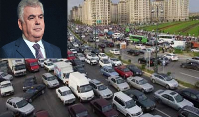 Nazir Ziya Məmmədov da tıxacda qaldı !!! Nazir Ziya Məmmədov da tıxacda qaldı !!!