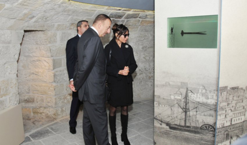 İlham Əliyev və xanımı Qız Qalasında - FOTOLAR