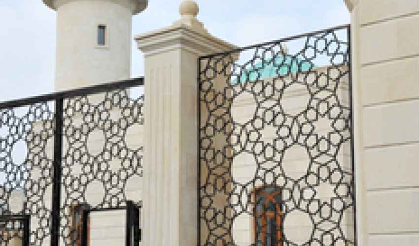 Leyla Əliyeva məscidin açılışında - FOTO